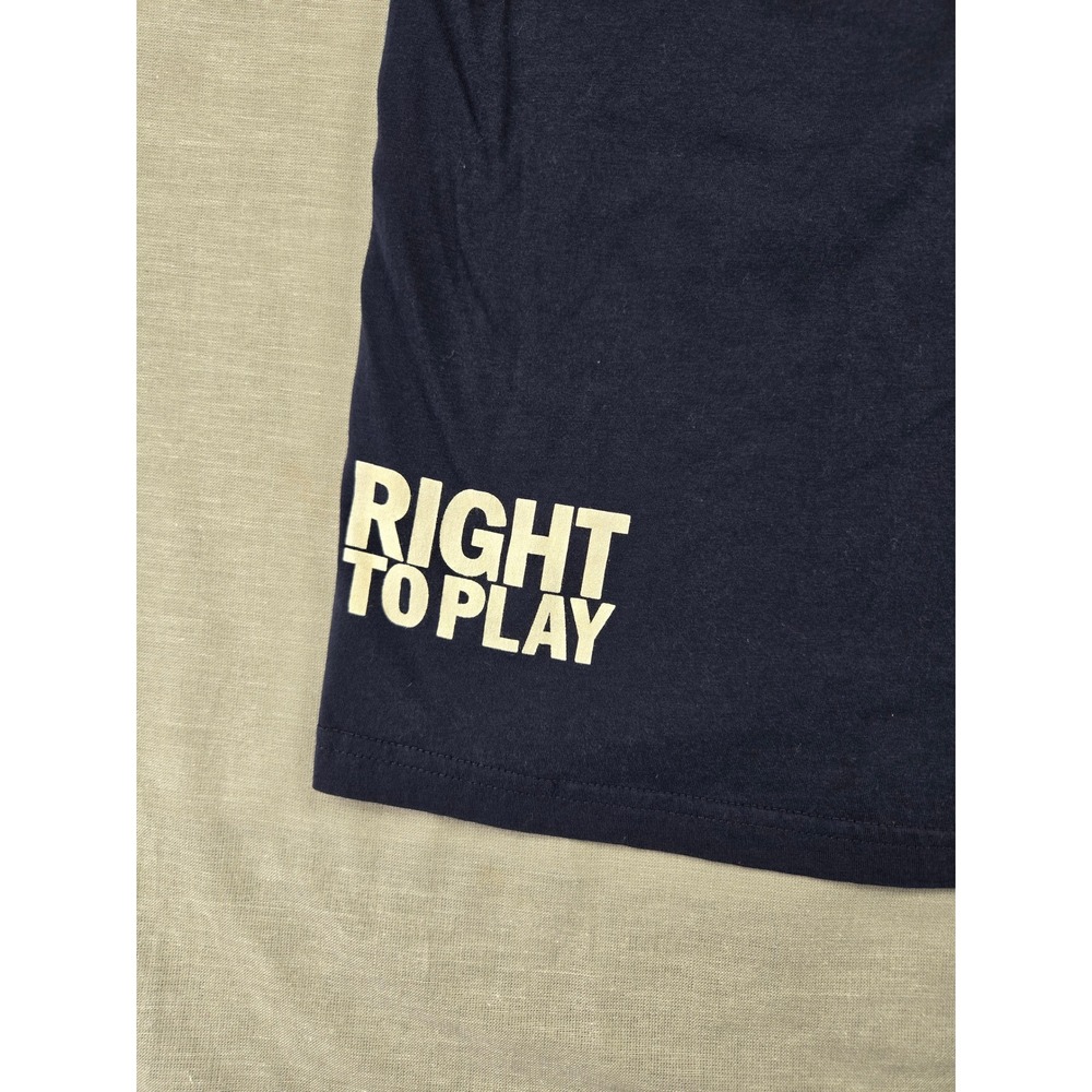 Right to Play Mississippi Million Great River Rowed Navy Graphic T-Shirt XXL - Picture 6 of 9